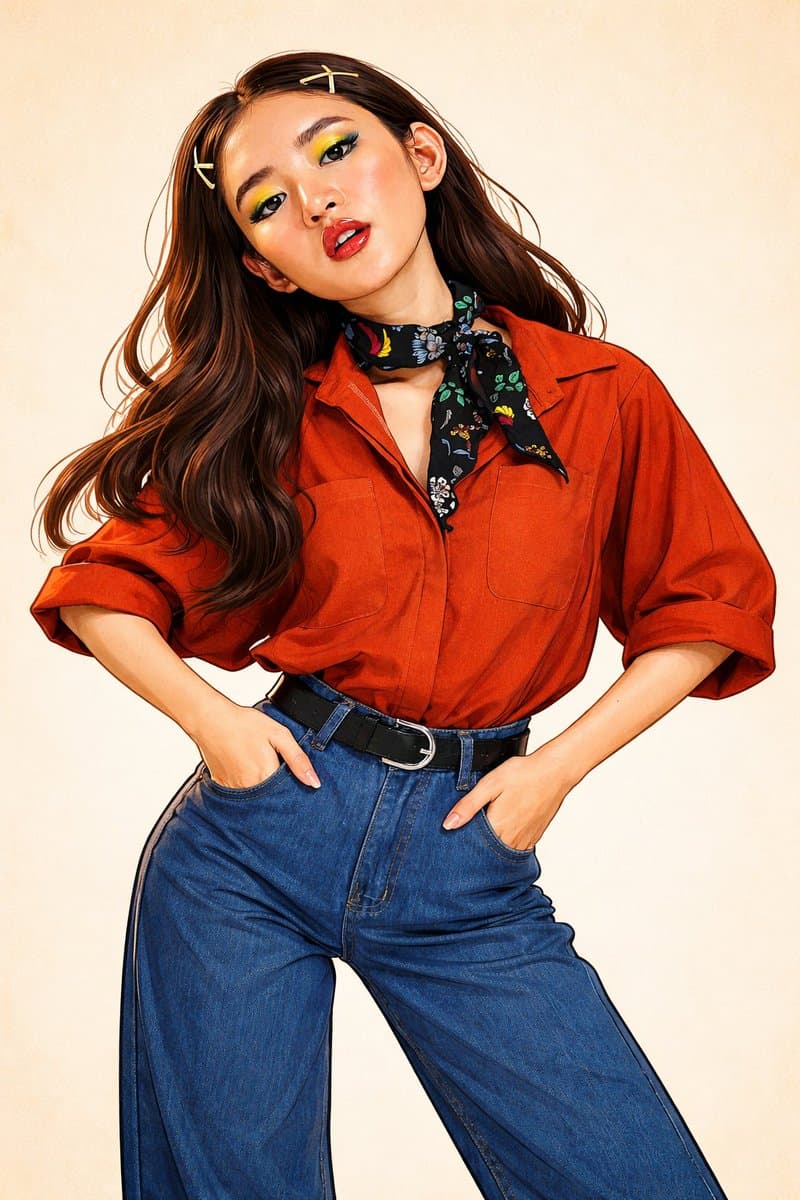 Reference Image → Stylized Illustration